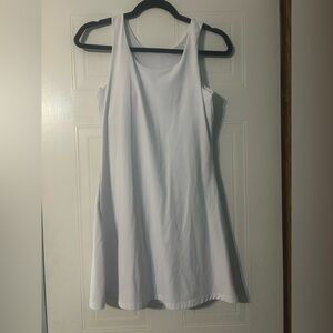 White athletic dress